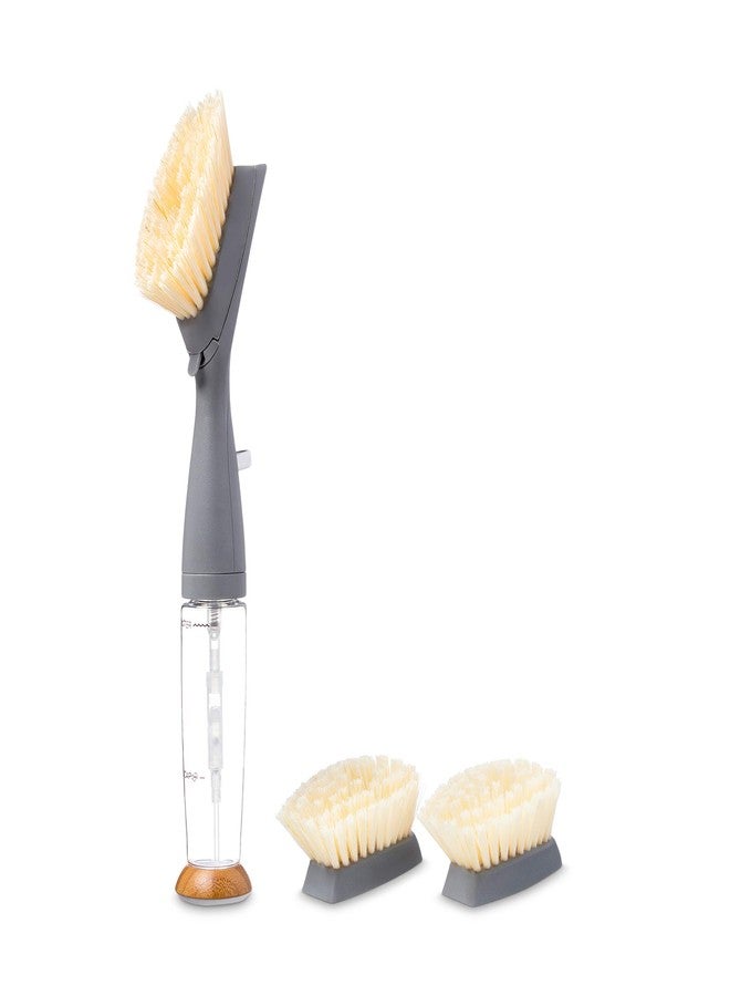 Full Circle Fomo Foam Dispensing Dish Brush Refill, Set of 2, Gray - Image 2