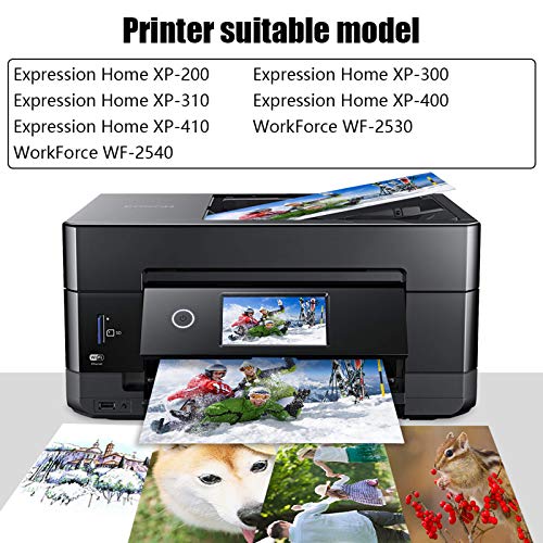 NoahArk 6 Packs Remanufactured Ink Cartridge Compatible for 200XL 200 XL T200XL use for Expression Home XP200 XP300 XP310 XP400 XP410 Workforce WF2520 WF2530 3BK1C1M1Y - Image 3