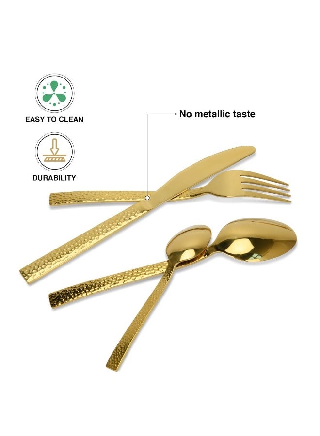 DANUBE HOME Fissman 24-Piece Cutlery Set Erno Series High Quality Stainless Steel Flatware Elegant Design Perfect For Daily Use And Special Occasions - Image 4