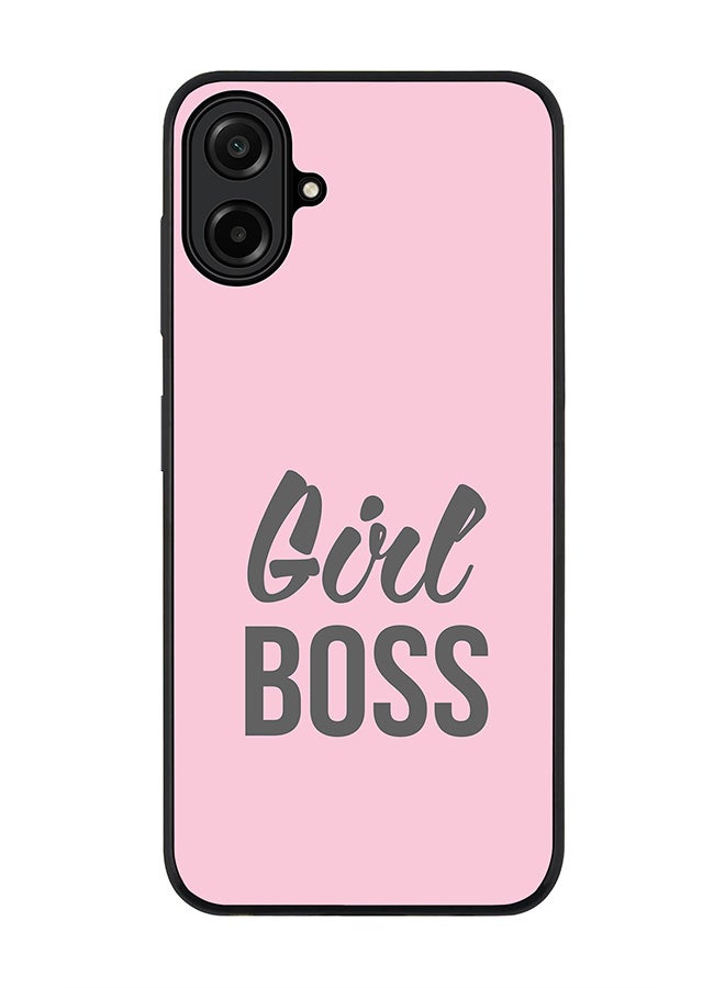 For Samsung Galaxy A07 4G Case,Slim fit Camera Protection, Shockproof Thin Phone cover  - Girl Boss (Pink)