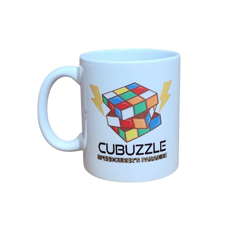 Cubuzzle Ceramic Coffee Mug Magic Cube Theme Novelty Tea Cup Merchandise Gift For Cubers - Image 1