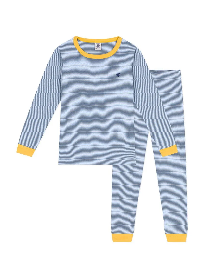 Petit Bateau Children's stripy cotton pyjamas