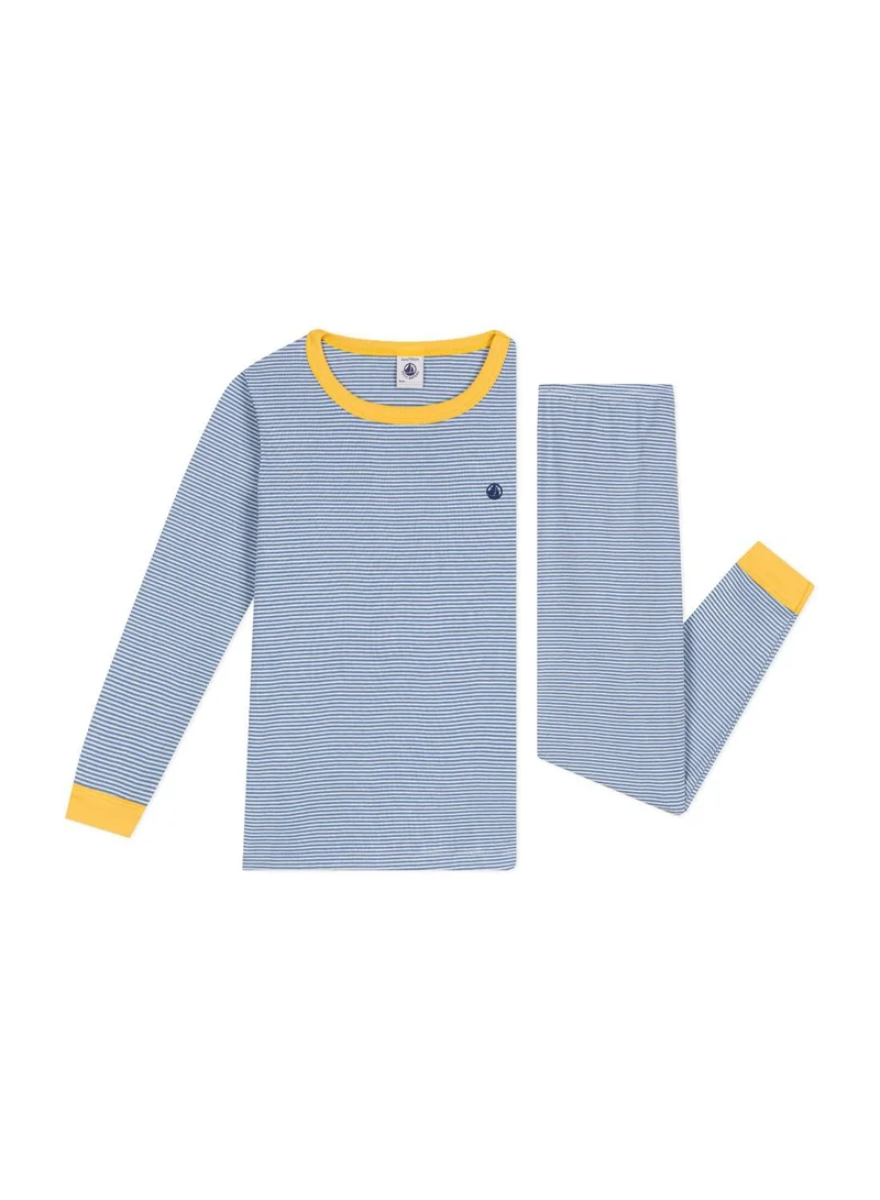 Petit Bateau Children's stripy cotton pyjamas