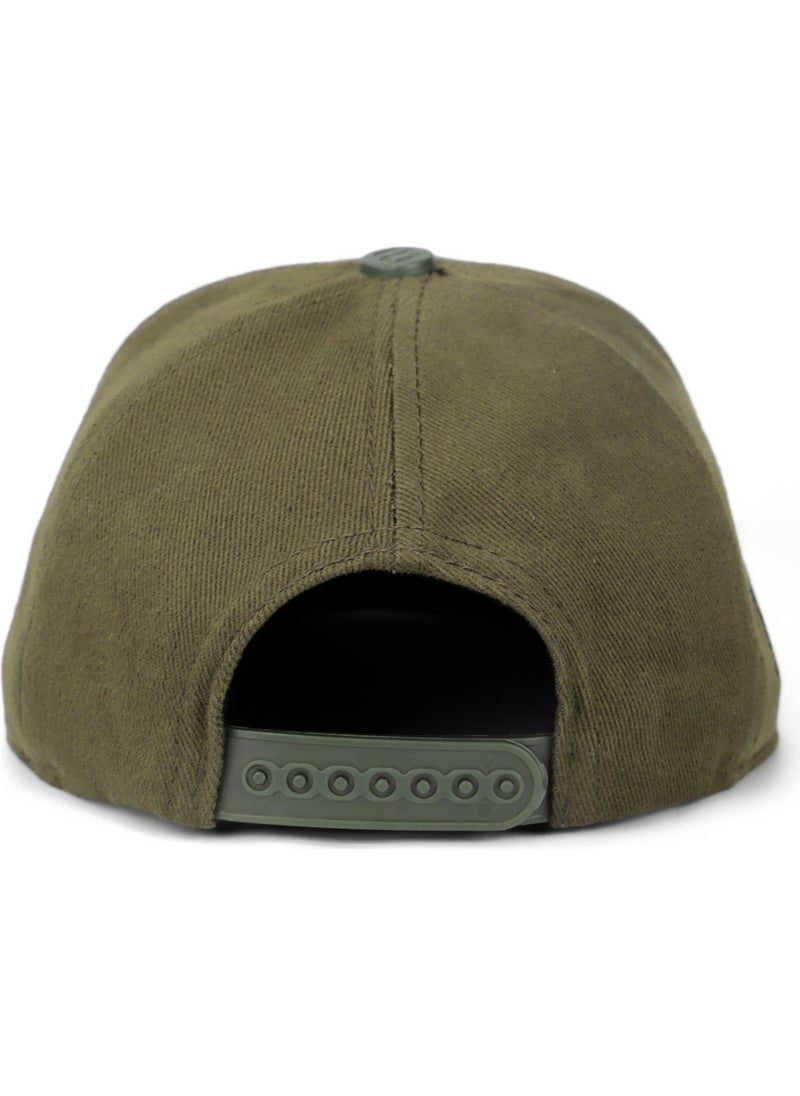 Black Börk BlackBörk V1 Hip Hop Kids Bear - Khaki Kids Hat (Cap) with 2 Code Logo  - Image 4