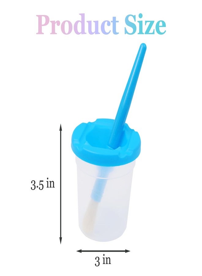 Zilphoba 20pcs Paint Cups with Lids for Kids, 10 Different Color Spill Proof Learning Cups for Young Artist - Image 5
