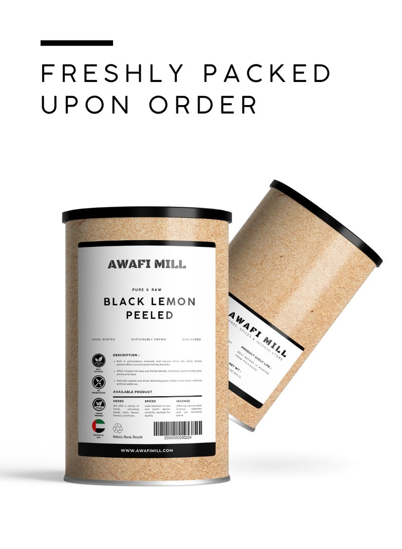 AWAFI MILL Dried Black Lemon Peeled | Tangy and Citrusy Flavor for Cooking, Stews, and Sauces - 100 g | 3.5 Oz - Image 5