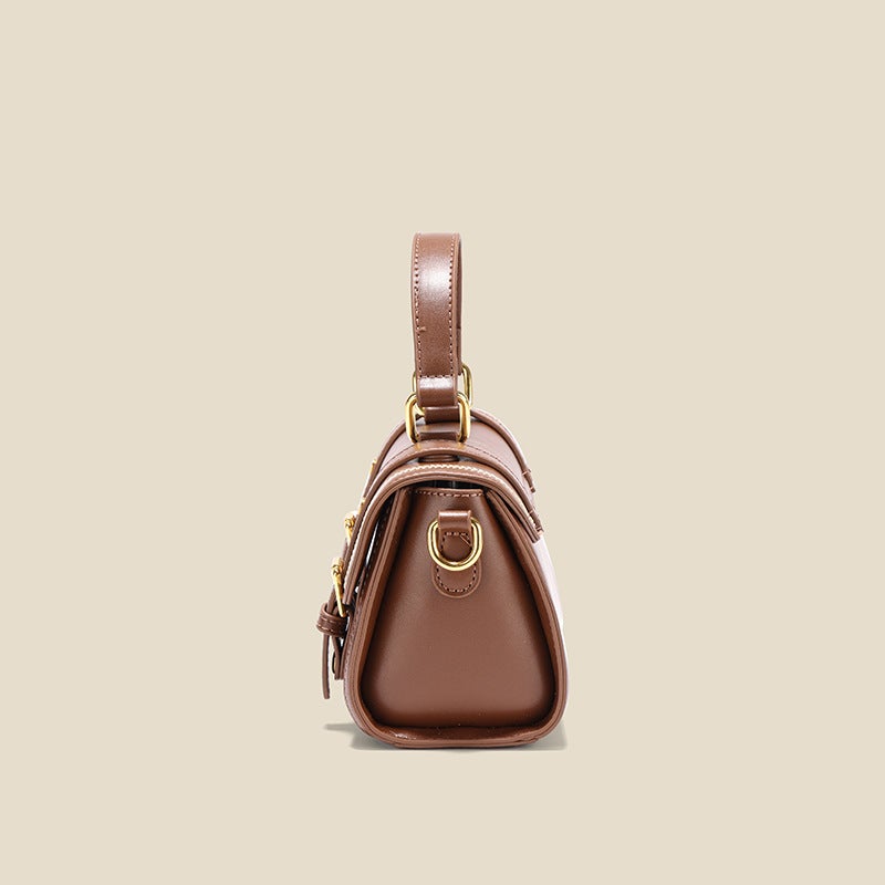 High-Grade Texture Small Bag Women'S 2023 Early Spring New Fashionable Trendy Niche Crossbody Bag Explosive Portable Boston Bag - Image 4