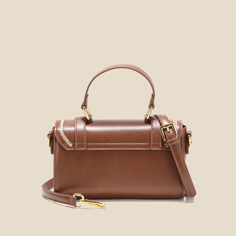 High-Grade Texture Small Bag Women'S 2023 Early Spring New Fashionable Trendy Niche Crossbody Bag Explosive Portable Boston Bag - Image 3