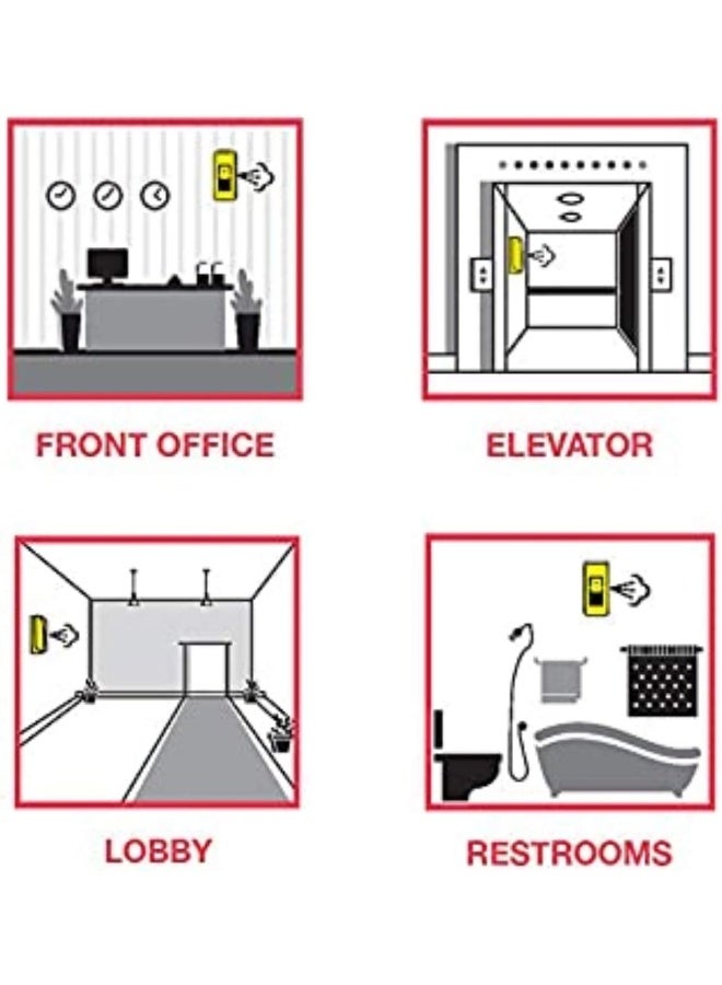 AURA عبوة إعادة تعبئة رذاذ معطر الهواء أوورا 250 مل ثلاثية التعبئة مع روائح فاخرة تدوم طويلاً مصممة لإخفاء وإزالة الروائح الكريهة وتجديد الهواء برائحة مائية - Image 3