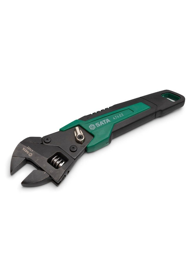 SATA ST47403 Ratcheting Adjustable Wrench 8" - Image 1