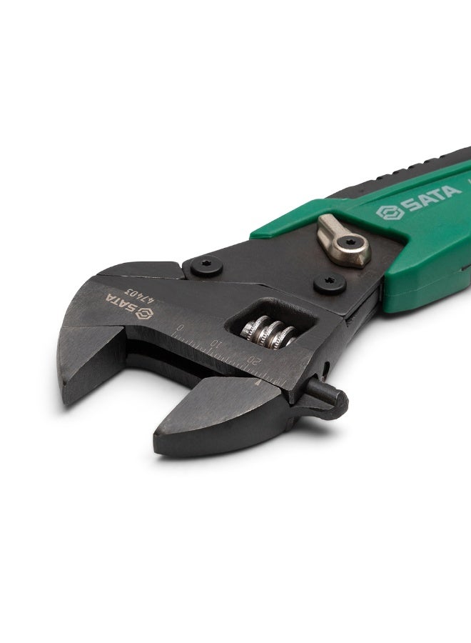 SATA ST47403 Ratcheting Adjustable Wrench 8" - Image 2