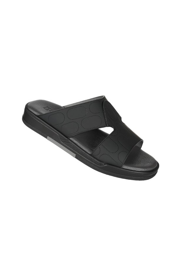 barjeel uno - 008-3381 Barjeel Uno Men Arabic Sandals BJM 08 Black - Image 1