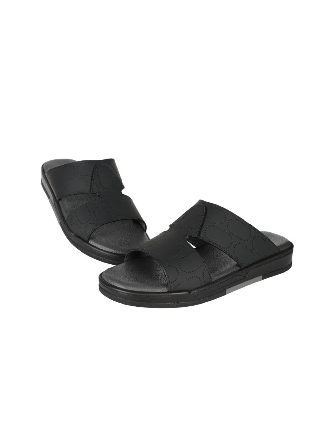 بارجيل أونو 008-3381 Barjeel Uno Men Arabic Sandals BJM 08 Black