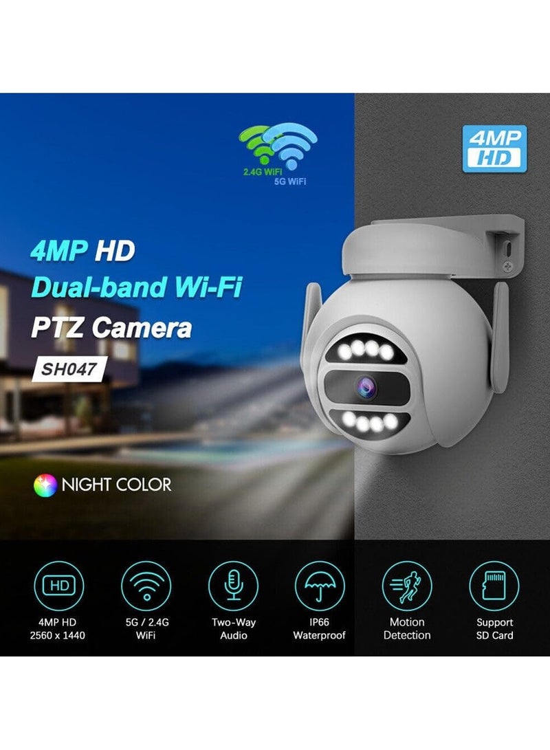 Crony SH047 Srihome APP 4MP Full-color night vision WiFi Camera Wireless WIFI Security Camera Two-way Audio 4MP Motion Detection - Image 4