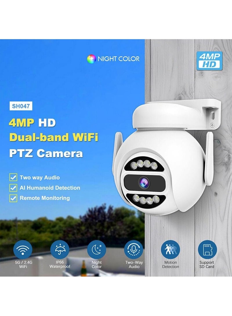 Crony SH047 Srihome APP 4MP Full-color night vision WiFi Camera Wireless WIFI Security Camera Two-way Audio 4MP Motion Detection - Image 5