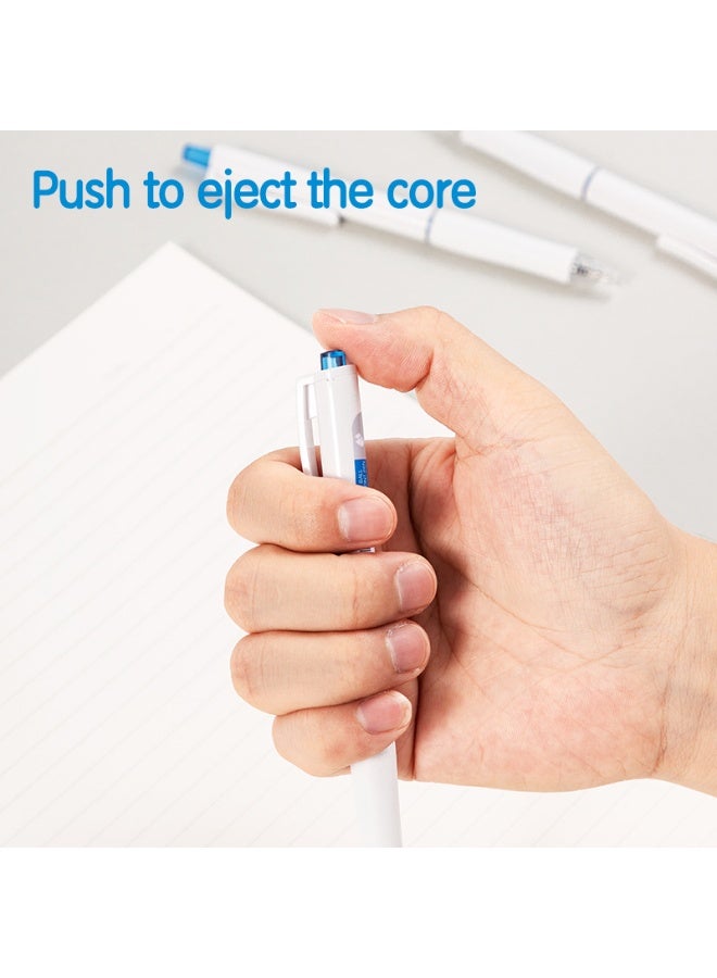 Deli Deli Q42-BL Xtream Ballpoint Pens, 0.7mm Fine Point, Blue Ink, Soft Grip, Smooth Writing, Low Viscosity Ink, 12 Pack. - Image 2