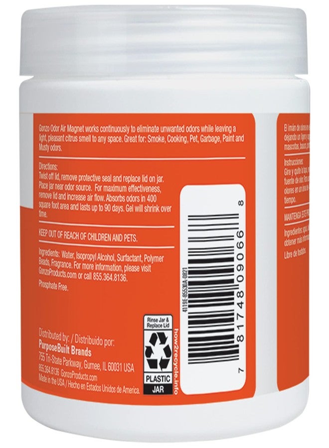Gonzo Natural Magic Gonzo Odor Absorbing Gel - 2 Pack - Odor Eliminator for Car Closet Bathroom and Pet Area, Captures and Freshens Odors - 14 Ounce - Image 2