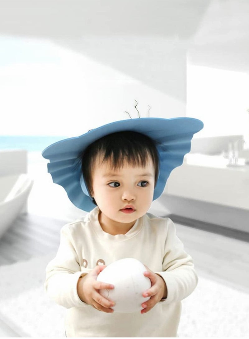 Y&D Baby Shower Cap, Toddler Adjustable Shampoo Cap Cute Bear Bathing Hat Waterproof & Elastic Ring for Children - Image 5