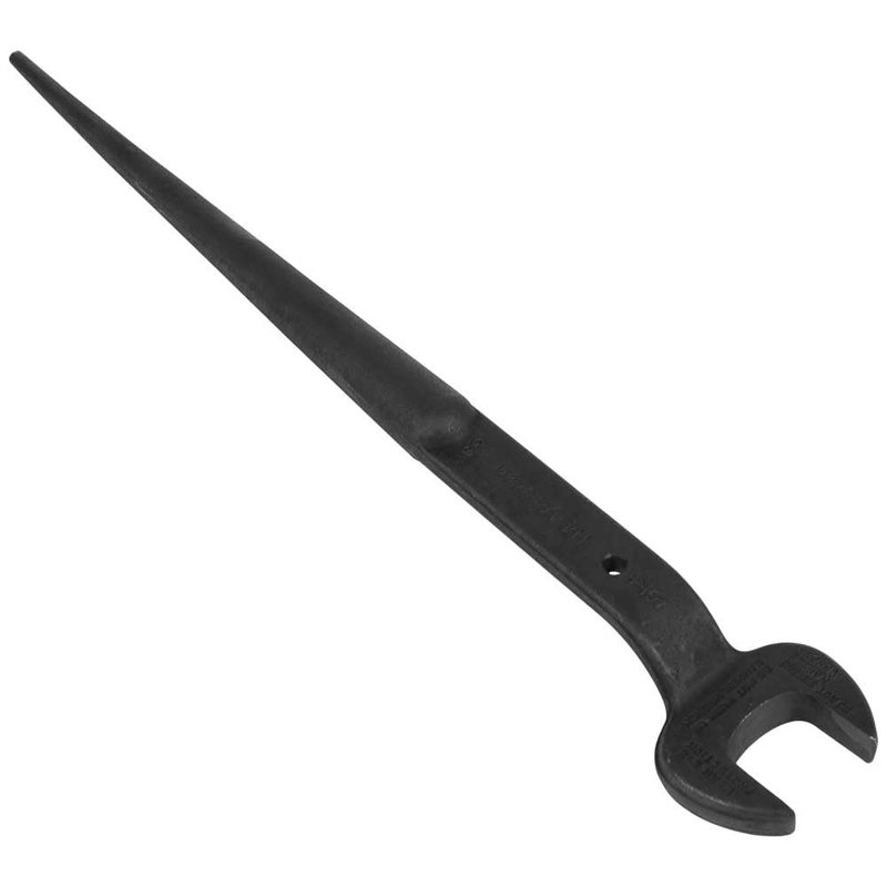 Klein Tools 3212TT Construction Spud Wrench with Tether Hole, Made in USA, 1-1/4-Inch Nominal Opening, 3/4-Inch Bolt for US Heavy Nut - Image 1