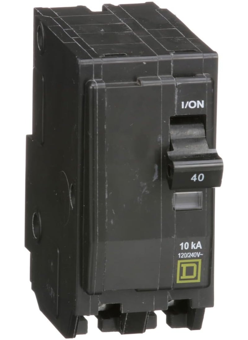 Schneider Electric Square D by Schneider Electric QO240CP Square D-QO240CP QO 40 Amp Two-Pole Circuit Breaker, Pack of 1, Black  - Image 1