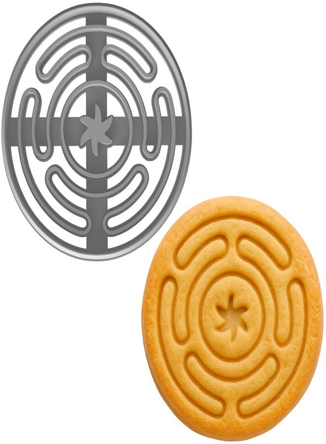 Mighty Gadget Hecate Wheel Cookie Cutter & Stamp - 4x4" Witchcraft Pagan Symbol Baking Mold (Random Color) - Image 2
