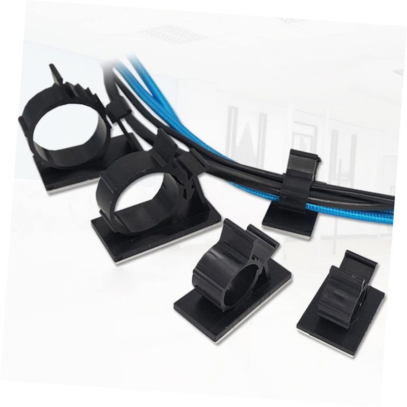 20 Pack Adhesive Cable Clips Sticky Wire Management Holders For Office Home - Image 4