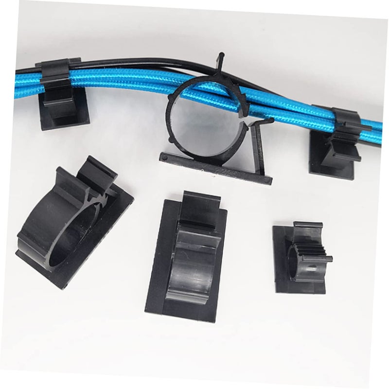 20 Pack Adhesive Cable Clips Sticky Wire Management Holders For Office Home - Image 5