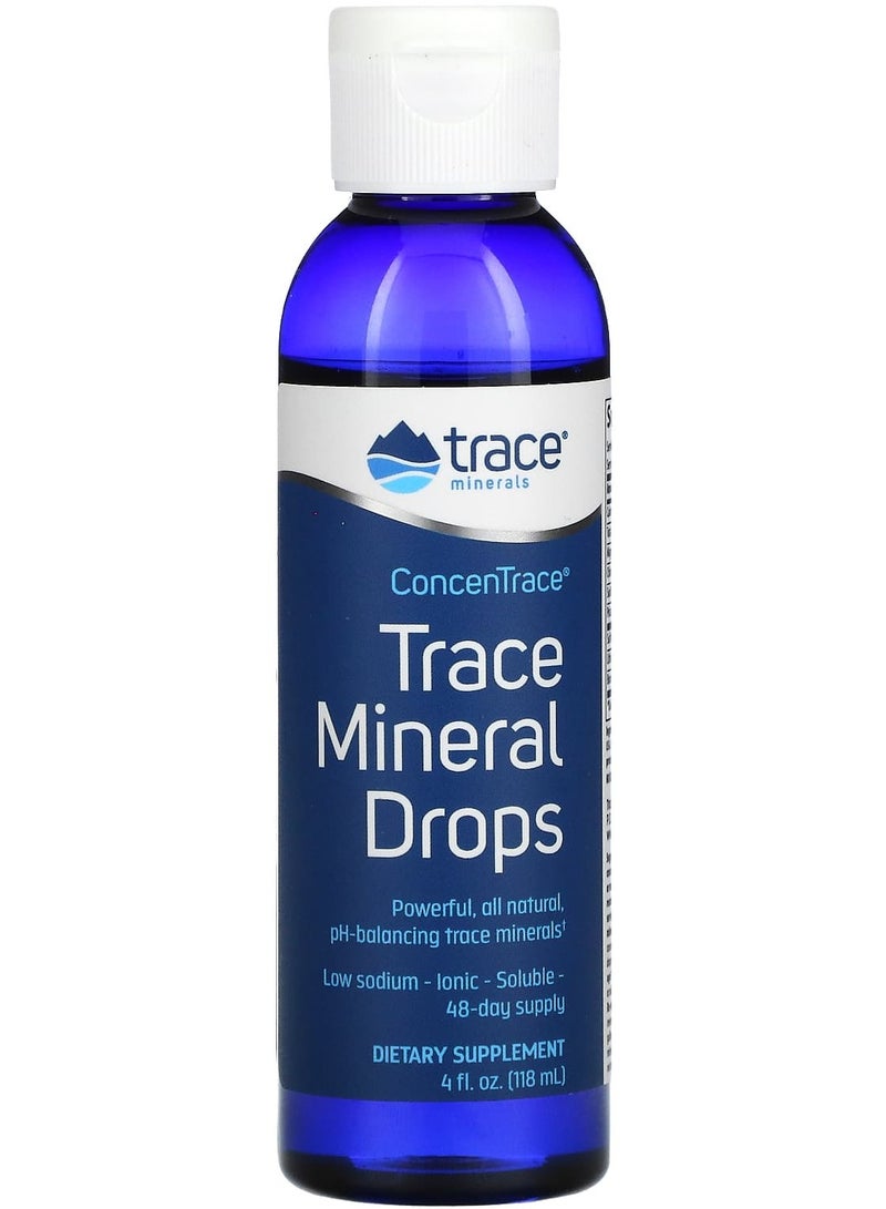 Trace Minerals ConcenTrace, Trace Mineral Drops, 4 fl oz (118 ml)