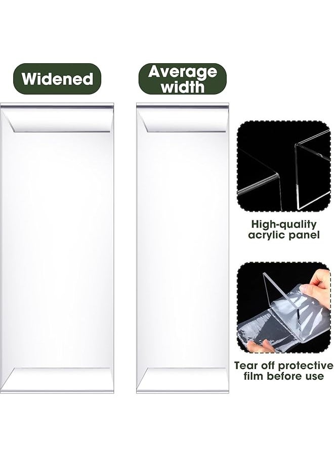 erorex - 10 Pcs 2 Set Display Risers Acrylic Riser Display Shelf Clear Display Stands Acrylic Display Set Acrylic Shelves For Decor Display Showcase Stands For Cupcake - Image 1