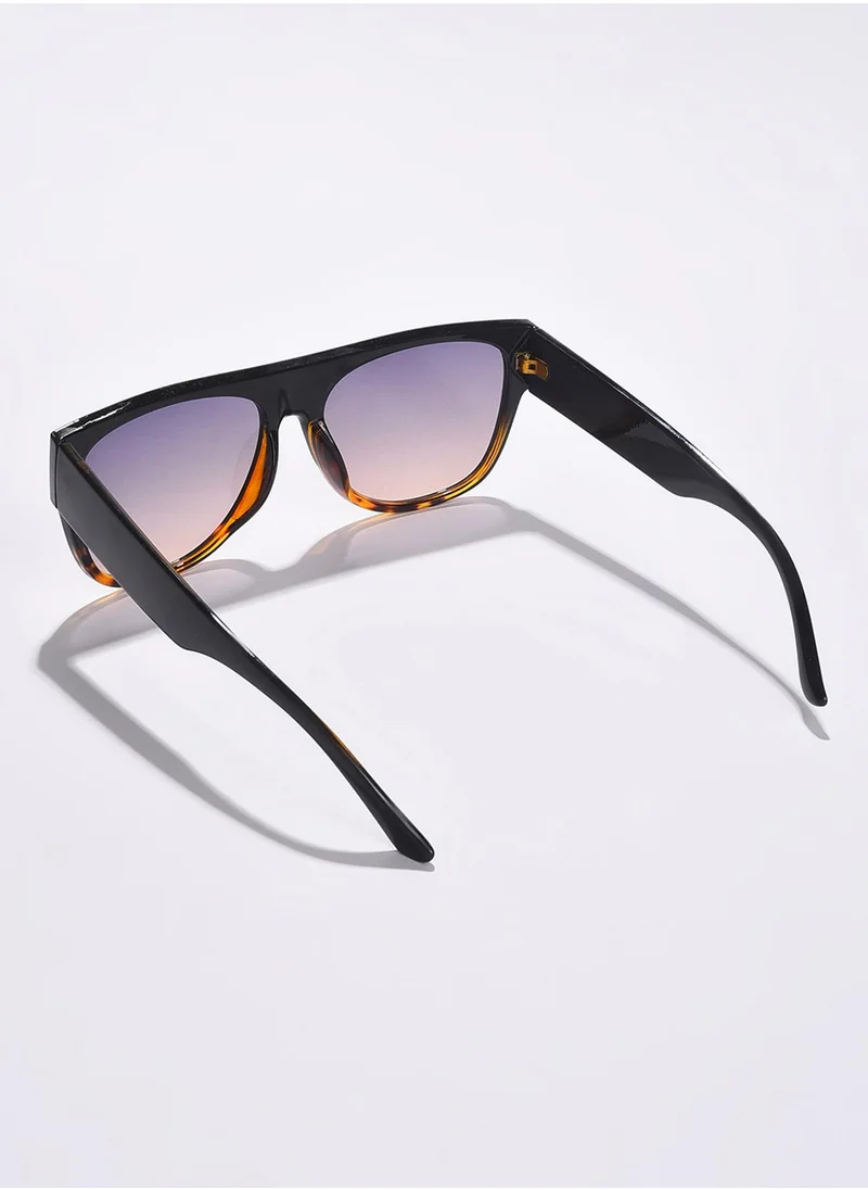 صوص هاوت Purple Lens Black Wayfarer Sunglasses