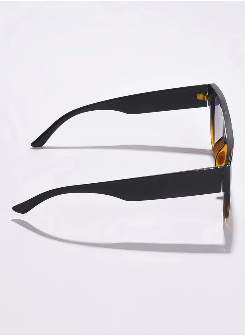 صوص هاوت Purple Lens Black Wayfarer Sunglasses