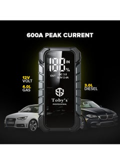 Toby's Toby's X9 1000mAh and 37WH Power Bank Powerful Jump Starter  - Image 3