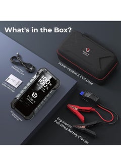 Toby's Toby's X9 1000mAh and 37WH Power Bank Powerful Jump Starter  - Image 4