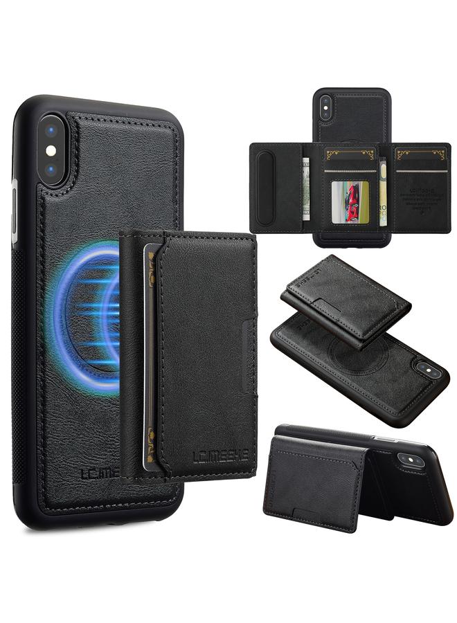 Case For iPhone XS / X L5 Series Detachable RFID Card Bag Magsafe Phone Case