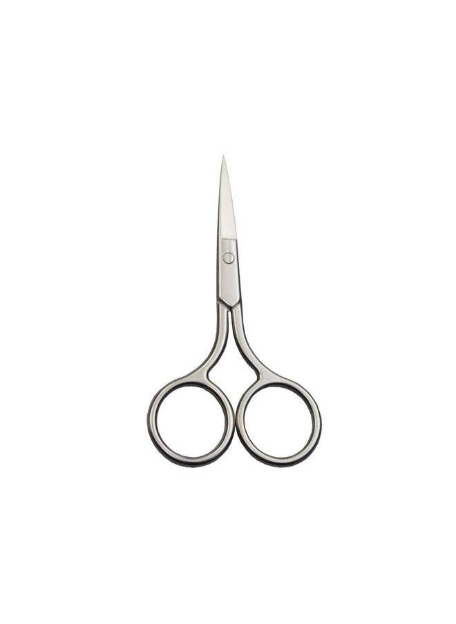 Silver Professional Stainless Steel Facial Hair Scissors for Men Moustache Beard Trimming Grooming Safety Use for Eyebrows Eyelashes Nose and Ear Hair - pzsku/Z1A0212A470DAF3C304A7Z/45/_/1678697712/d509ad02-79a9-4f7c-8fa7-82a9a62534e2