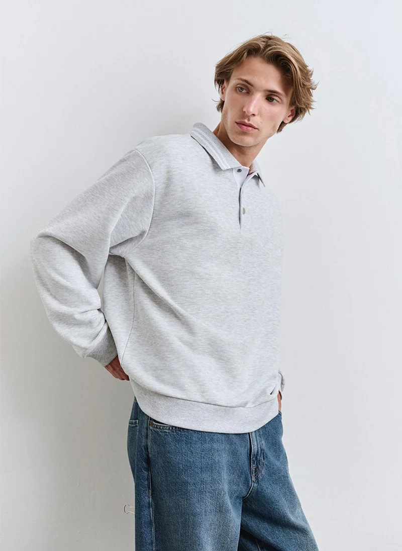 مافي Grey Sweatshirt