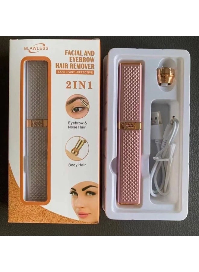 2 in 1 Facial Hair Removal and Skin Care Device for Women - Hair Removal for Chin, Cheeks, Eyebrows and Upper Lip for Women - 006 - Image 5