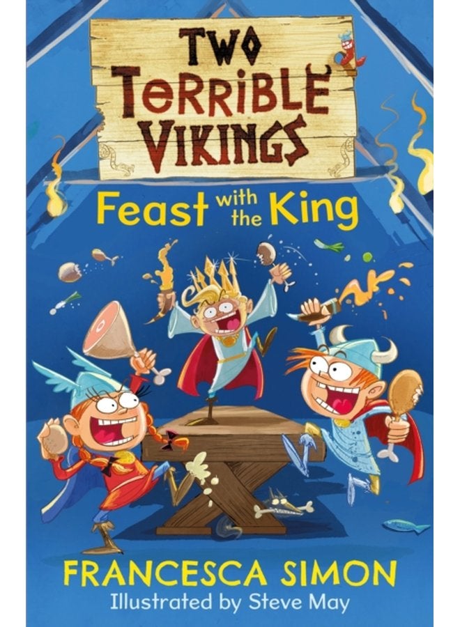 Two Terrible Vikings Feast with the King - Paperback