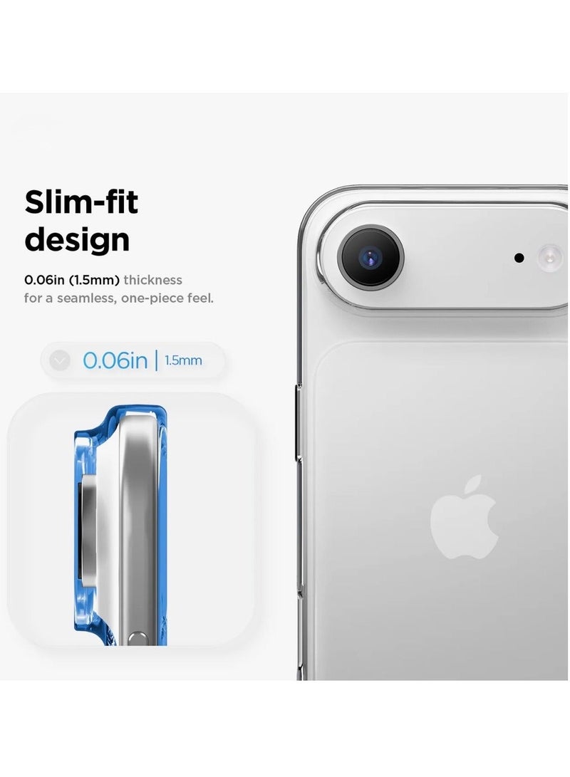 كريستال جراب هاتف شفاف لهاتف آيفون 17 إير - غطاء TPU صلب فائق النحافة ومقاوم للصدمات، جراب خلفي واقٍ شفاف تمامًا مقاوم للاصفرار مع حماية للكاميرا - Image 3