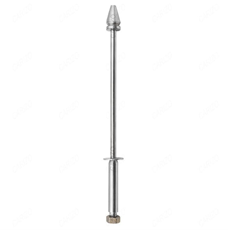 DECTEMS Silver Car Flag Rod – Universal Judgment Corner Rod for All Car Models – Decorative Vehicle Flag Pole Accessory - Image 1
