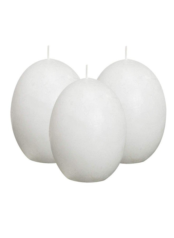 FIRSTROW First Row Aromatic Fables Set of 3 Scented Round Ball Candles | 2.5x2.5 inch Set of 3 Scented Round Candle Set (White) - Image 1