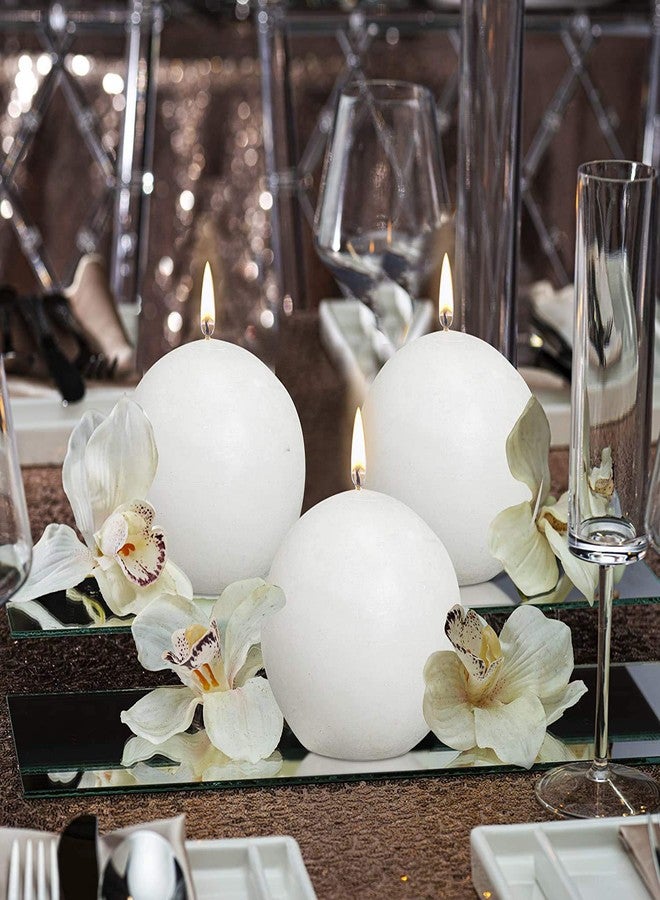 FIRSTROW First Row Aromatic Fables Set of 3 Scented Round Ball Candles | 2.5x2.5 inch Set of 3 Scented Round Candle Set (White) - Image 4