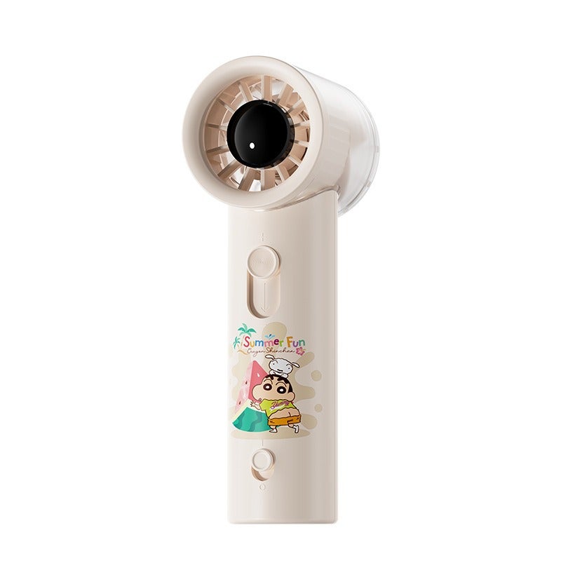 Rock Crayon F20 White Portable High-Speed Fan with USB Charging - Image 1