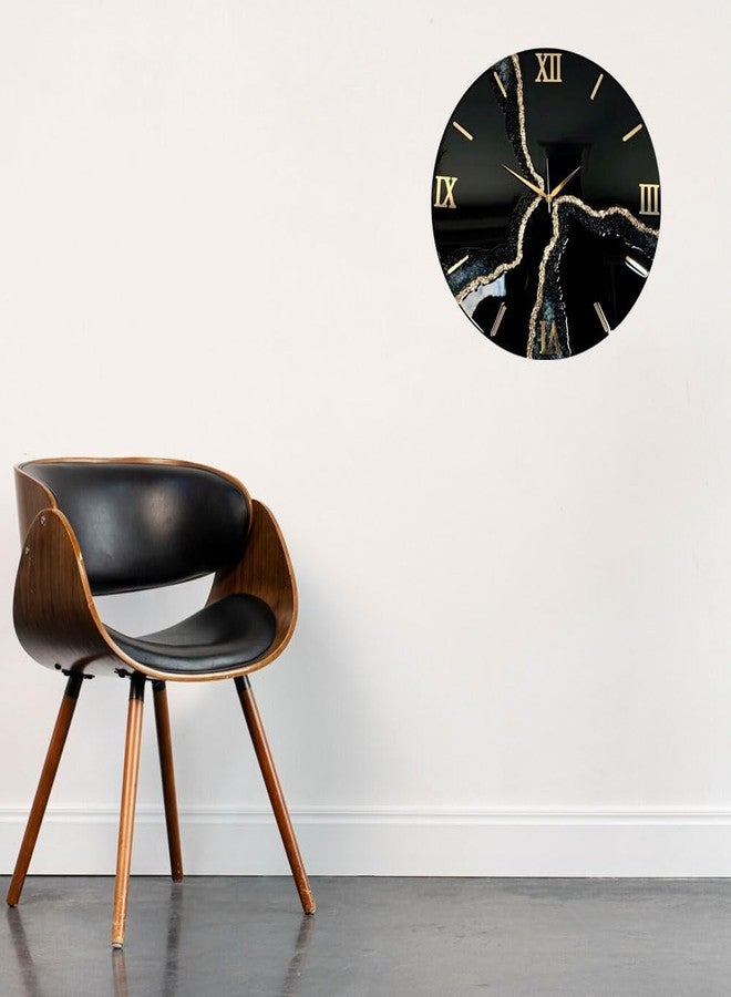 Epoxity Resin Art kit for Analog Wall Clock Making with 2:1 Raisin 300 GMS Resin 12'" MDF with Acrylic Roman Ring (Material for 2 Clocks), Clear - Image 4