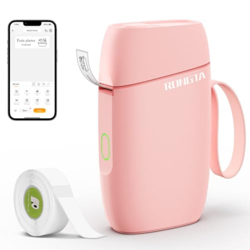 Label Maker Machine with Tape, Bluetooth Label Printer, Wireless Mini Label Makers with Multiple Templates for Organizing Office Home - Image 1