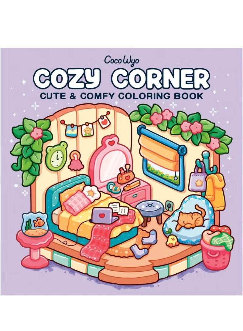 general Cozy Corner: Stress Relief & Relaxation Coloring Book for Adults, Teens, and Kids | Creative Art Therapy with Cozy Spaces Designs | Family-Friendly Mindfulness Activity - Image 1