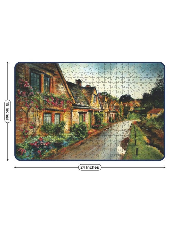Webby European Street Painting Jigsaw Puzzle, 500 Pieces - Image 5