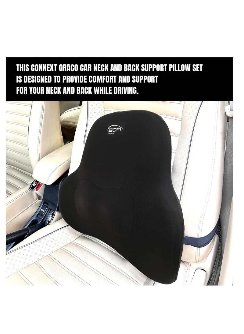 موب وسادة المقعد الخلفي من MOB OSCAR - وسادة دعم قطنية عالمية للسيارة والمنزل - تصميم متين ومريح للقيادة الطويلة - Image 3