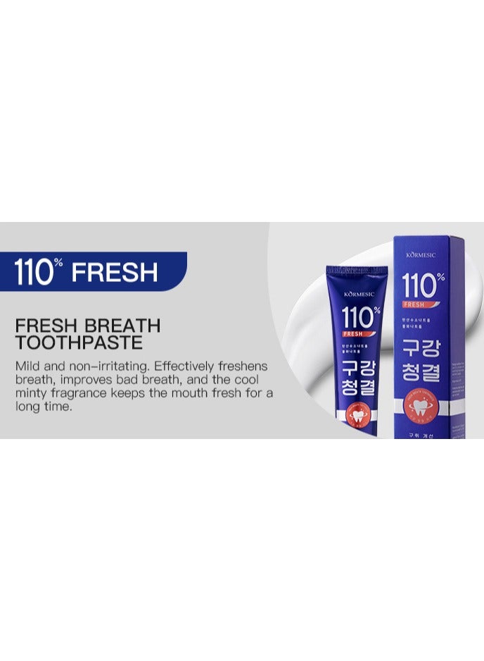 Kormesic Oral Freshness Toothpaste 100g - Long-Lasting Fresh Breath - Image 2