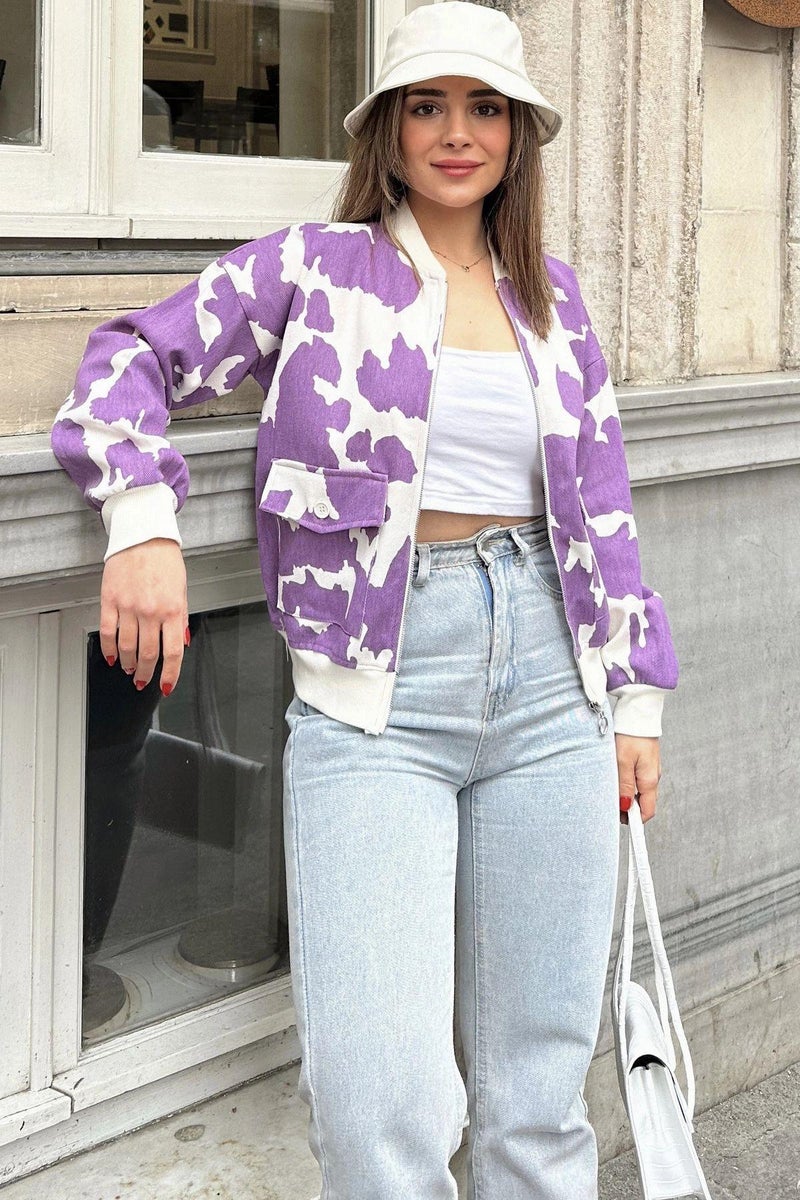 Weshaya Jacket Women Purple - Image 1